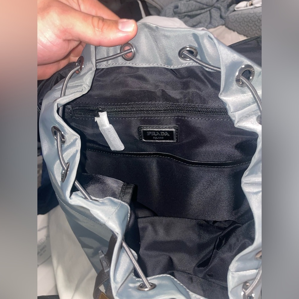 PRADA Re-Nylon and Saffiano leather back pack - Picture 5 of 10